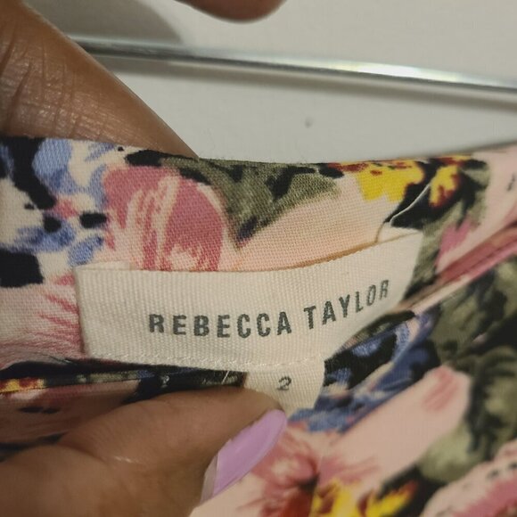 Rebecca Taylor | Women's Lavinia Floral Print Pencil Skirt (Size 2) - Picture 3 of 15